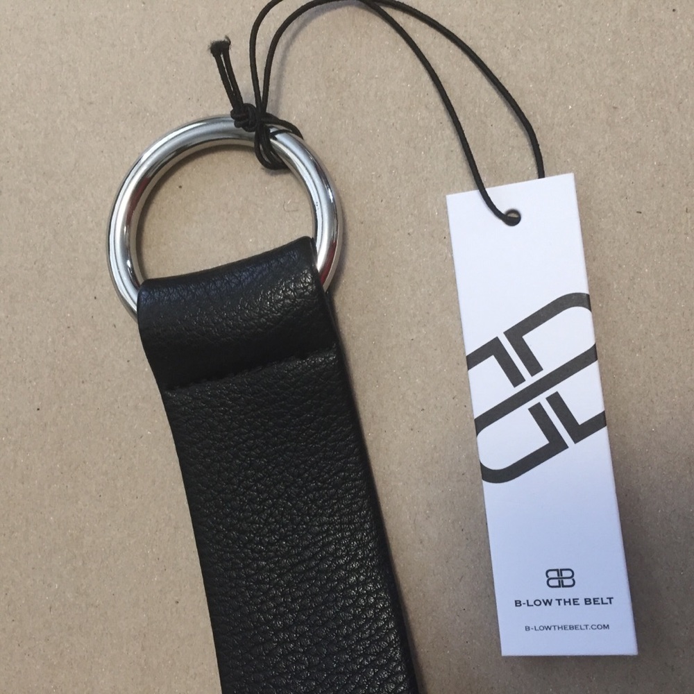 B-Low The Belt Black ring belt NWT